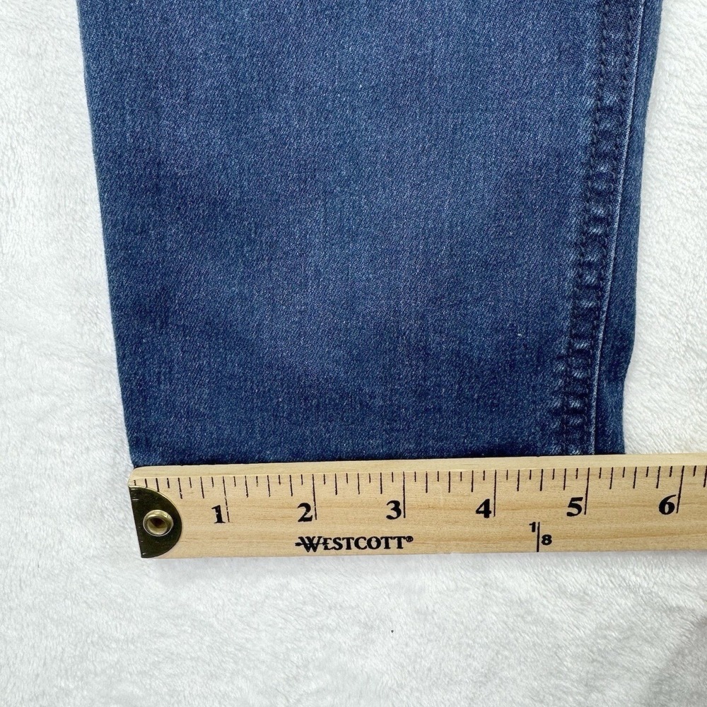 Banana Republic Legging Jeans Women 31/12R Blue Dark Wash Front Zip Skinny Denim - Picture 8 of 8